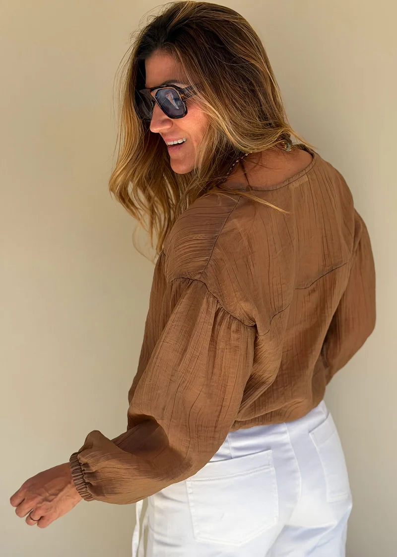 CAMISA FERNANDA CAFÈ