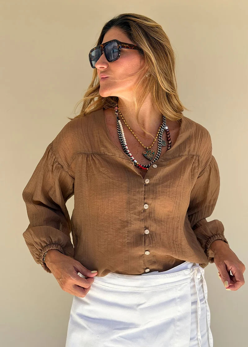 CAMISA FERNANDA CAFÈ