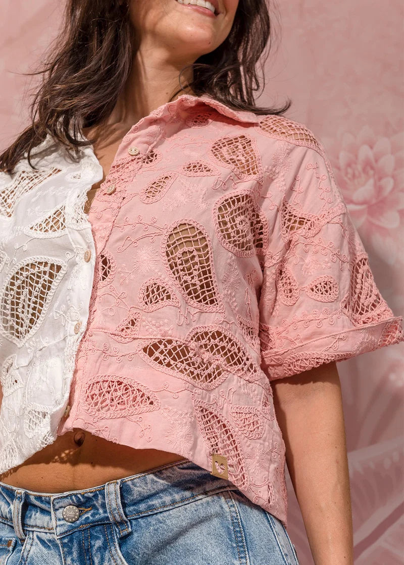 CAMISA SIENA BICOLOR
