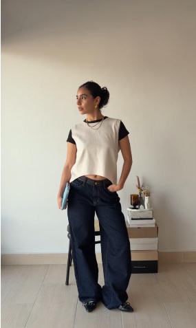 TOP ASIMETRIAS MARFIL