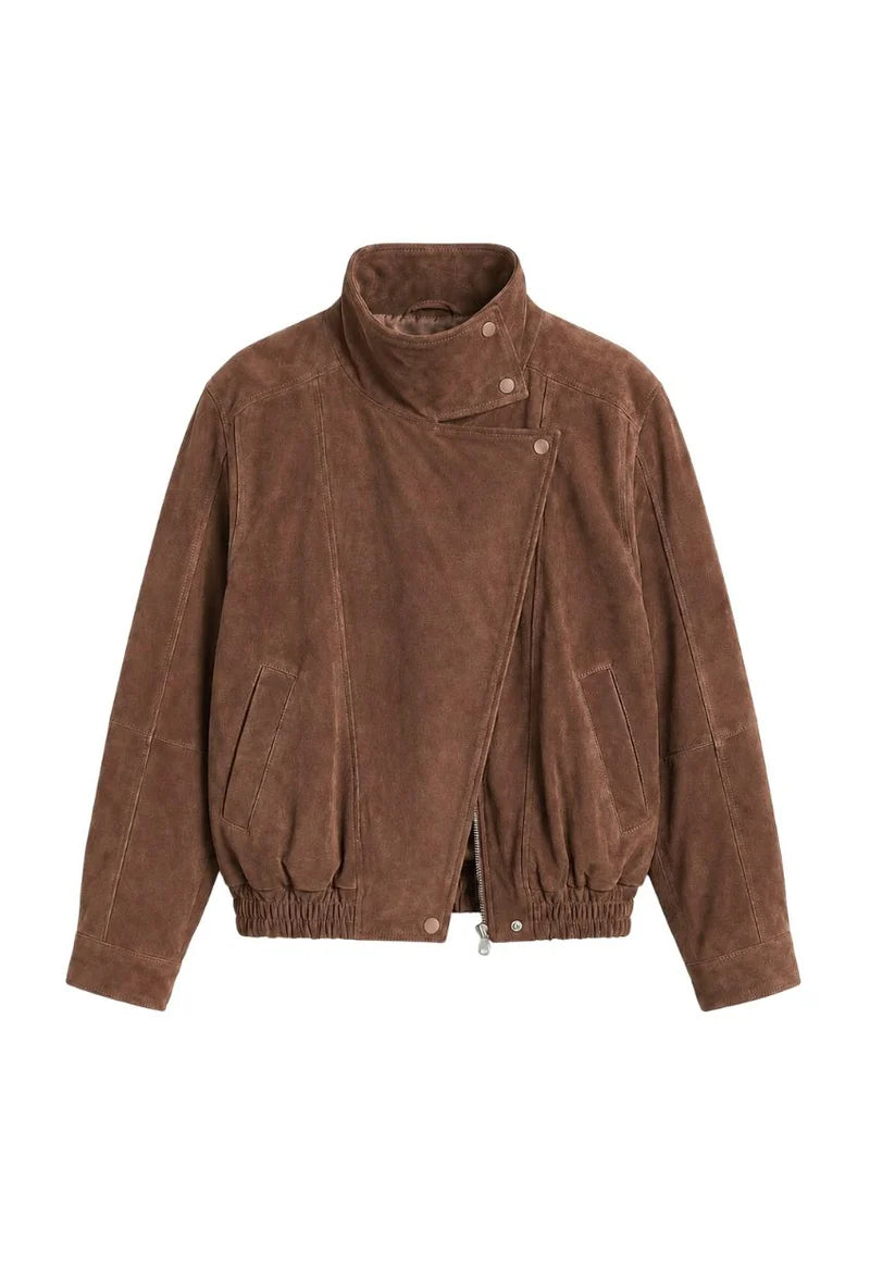 CHAQUETA BALI GAMUZA MOCCA