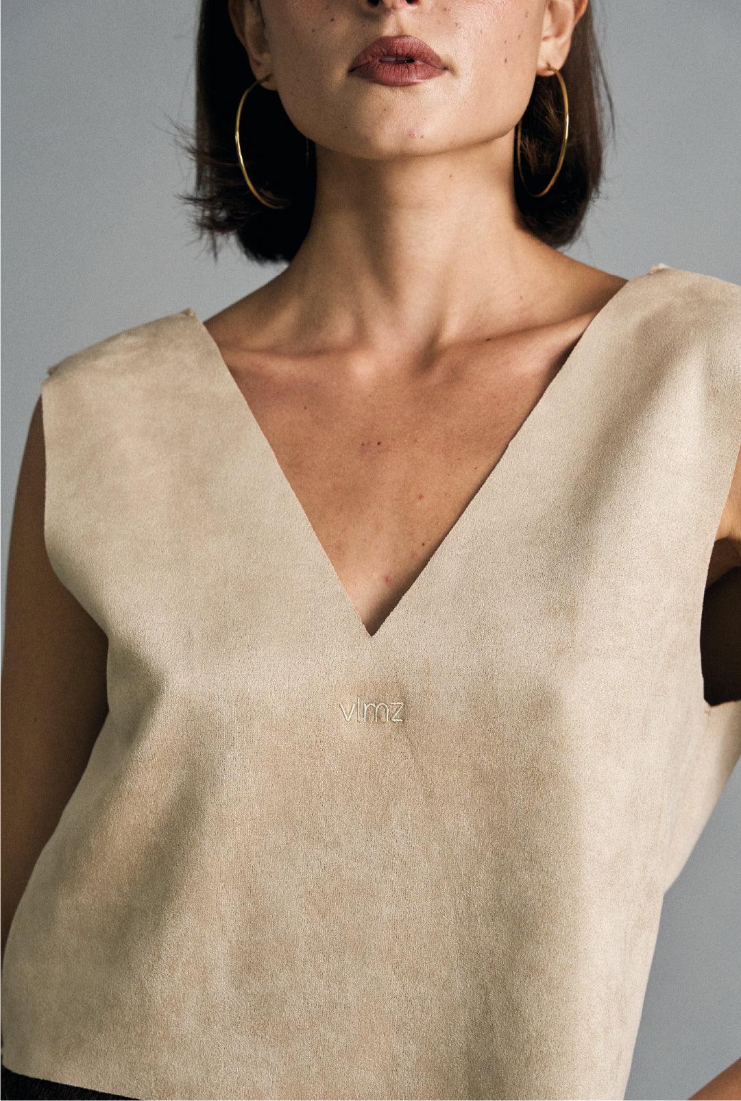 TOP ESTRUCTURADO CREMA