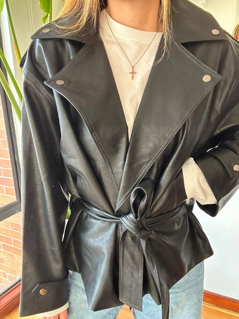 CHAQUETA TRENCH BIKER