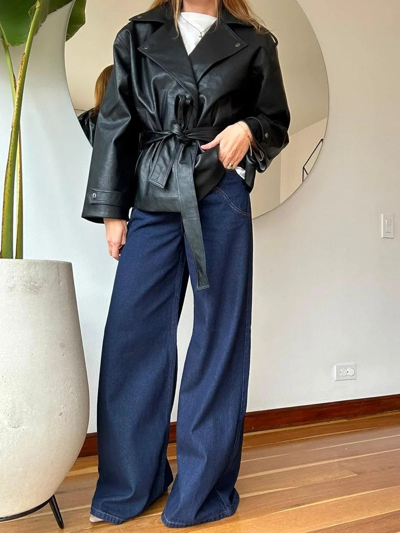 CHAQUETA TRENCH BIKER