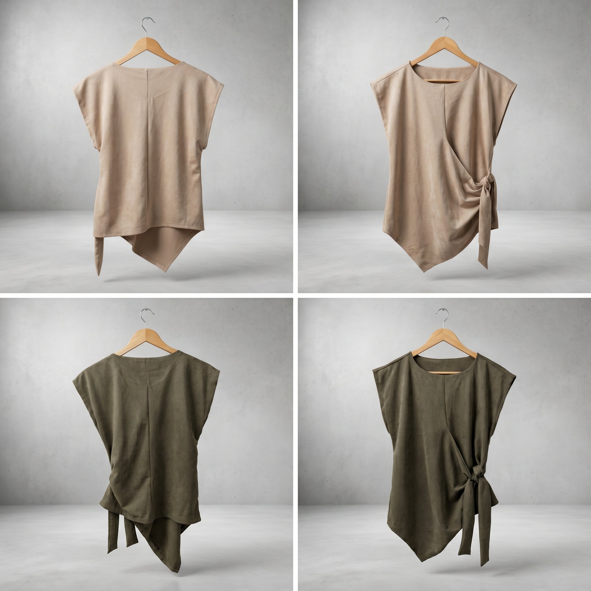 BLUSA KIOTO CAMEL AND OLIVO