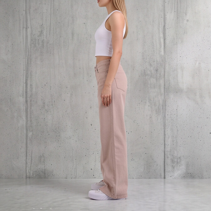 JEAN LACO WIDE LEG AVELLANA