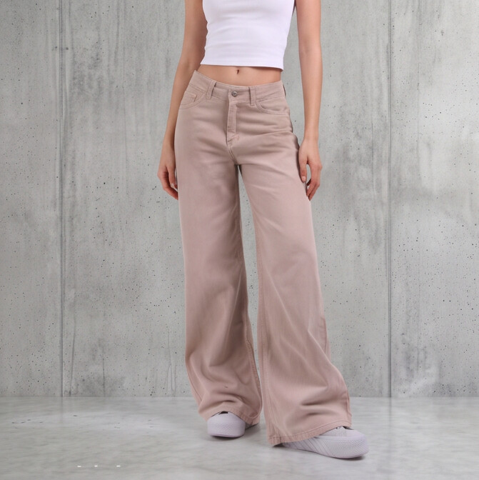 JEAN LACO WIDE LEG AVELLANA